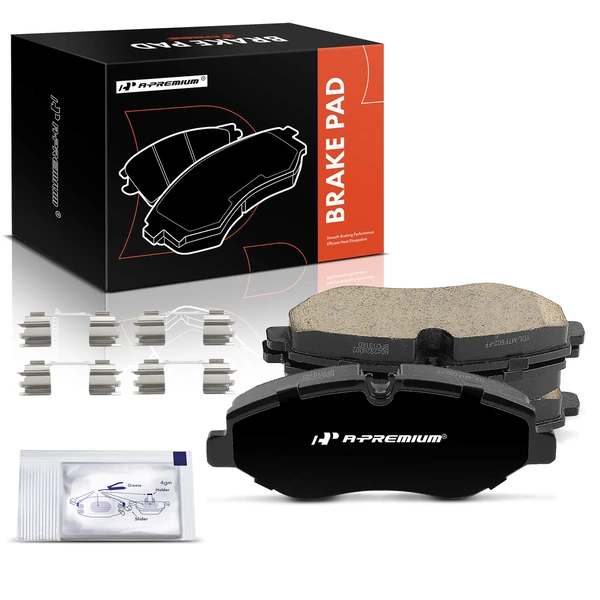 4 Pcs Front Ceramic Brake Pads for 2007-2009 Dodge Sprinter 2500