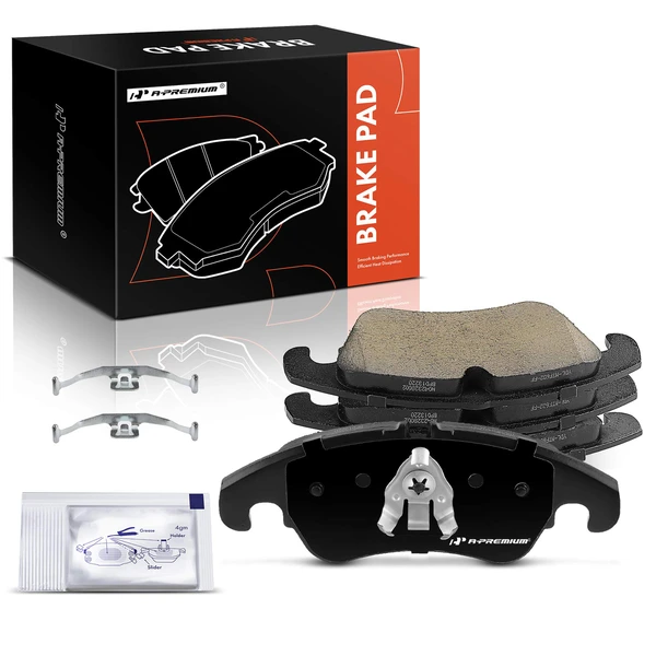 4 Pcs Front Ceramic Brake Pads for Audi A4 A4 Allroad A4 Quattro A5 A5 Quattro
