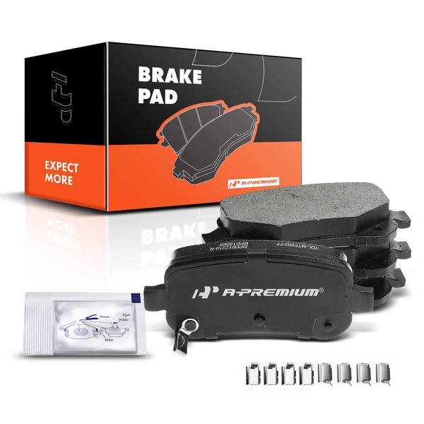 4 Pcs Rear Ceramic Brake Pads for 2008-2012 Dodge Grand Caravan