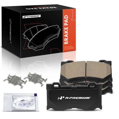 4 Pcs Front Ceramic Brake Pads