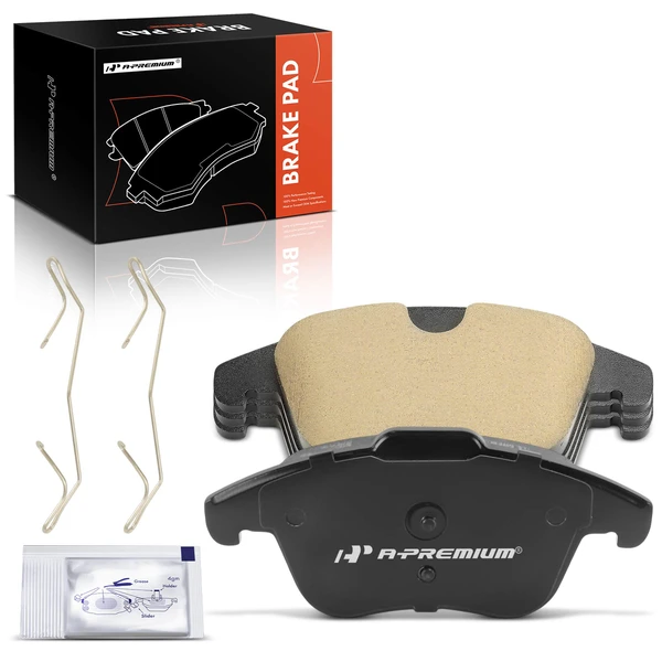 4 Pcs Front Ceramic Brake Pad for 2015-2019 Audi Q3