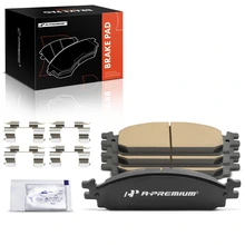 4 Pcs Front Ceramic Brake Pads with Hardware