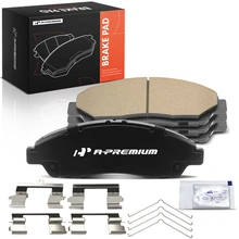 4 Pcs Front Ceramic Brake Pads with Hardware for 2007-2013 Acura MDX