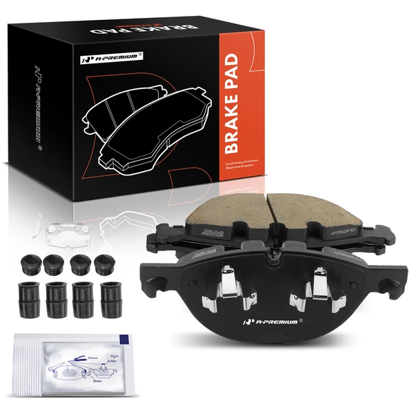 4 Pcs Front Ceramic Brake Pads for 2011-2018 BMW X5