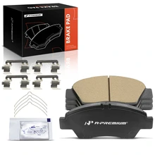 4 Pcs Front Ceramic Brake Pads with Hardware for 2009-2020 Honda Fit
