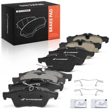 8 Pcs Front & Rear Ceramic Brake Pads for 2010-2015 Jaguar XF