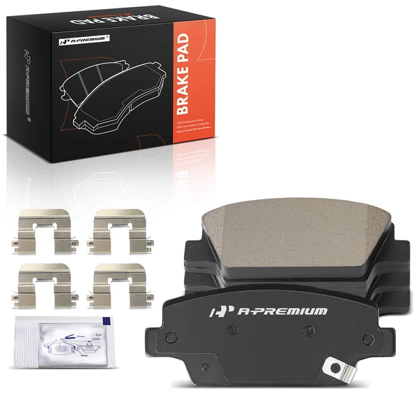 4 Pcs Rear Ceramic Brake Pad for Kia Cadenza 2017-2020 V6 3.3L