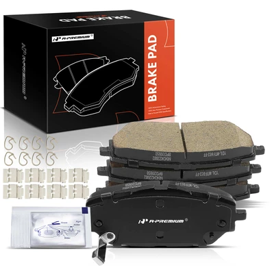 4 Pcs Front Ceramic Brake Pads