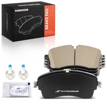 4 Pcs Front Ceramic Brake Pads with Hardware for 2018-2022 Jaguar E-Pace