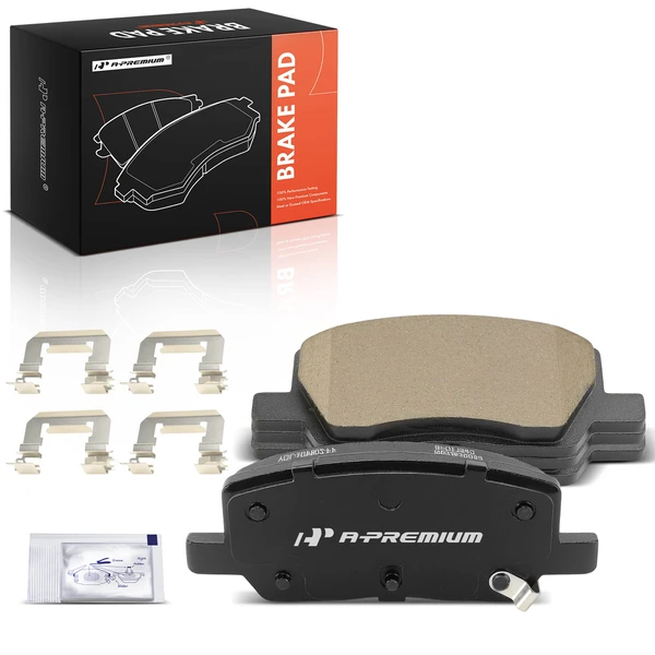 4 Pcs Rear Ceramic Brake Pad for Tesla Model 3 2017-2019 Model S Model X