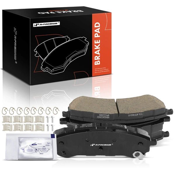 4 Pcs Rear Ceramic Brake Pads for 2019-2023 Ford Ranger