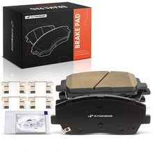 4 Pcs Front Ceramic Brake Pads with Hardware for 2020-2023 Kia Telluride