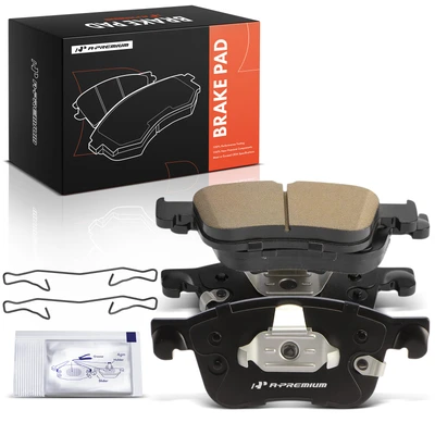 4 Pcs Front Ceramic Brake Pads with Hardware for 2020-2024 Ford Escape