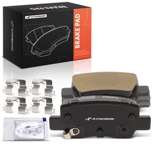 4 Pcs Rear Ceramic Brake Pads with Hardware for 2021-2024 Kia Seltos