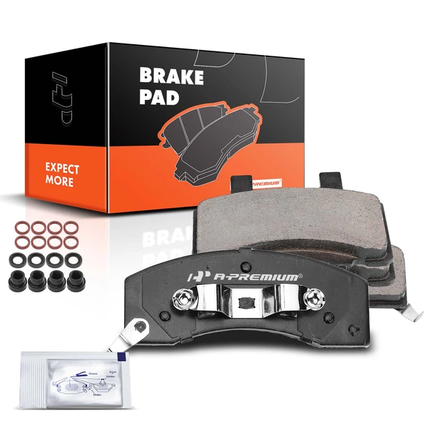 Front Ceramic Brake Pads for 1988-2000 Chevrolet K3500