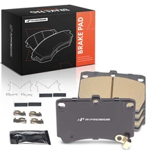 4 Pcs Front Ceramic Brake Pads with Hardware for 1990-1998 Mazda Protege