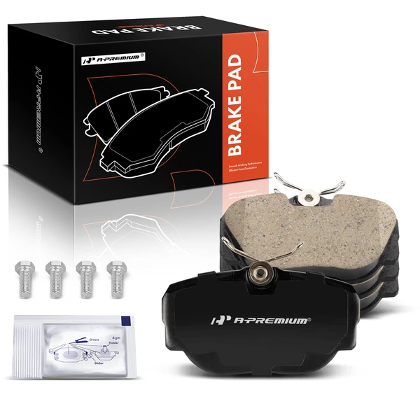 4 Pcs Ceramic Brake Pads for 1987-1993 Saab 900