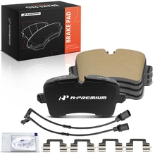 4 Pcs Rear Ceramic Brake Pads with Hardware