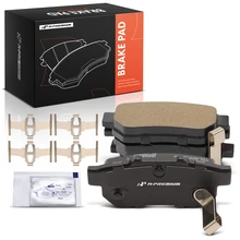 4 Pcs Rear Ceramic Brake Pads with Hardware for 1992-1995 1997-2001 Honda Civic
