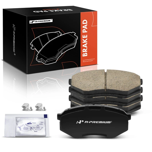 4 Pcs Front Ceramic Brake Pads for Mazda 929 88-91 Toyota Tacoma 95-04 Cressida