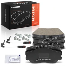 4 Pcs Front Ceramic Brake Pads with Hardware for 1994-1997 Mercedes-Benz C220