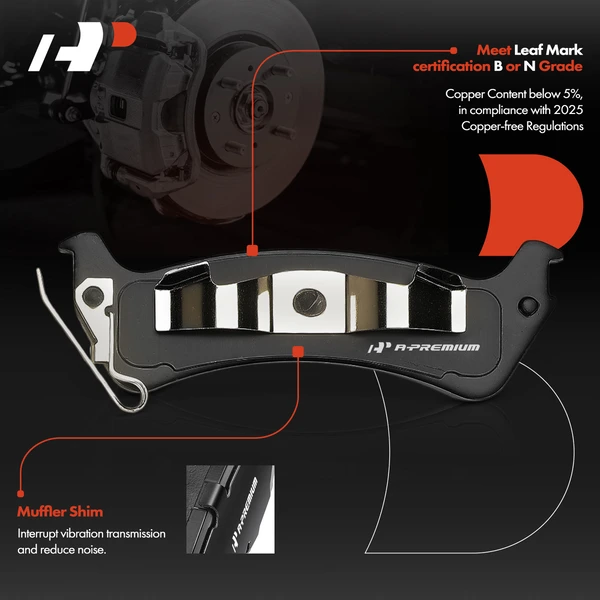 4 Pcs Rear Ceramic Brake Pad for Ford Windstar 1995-2003