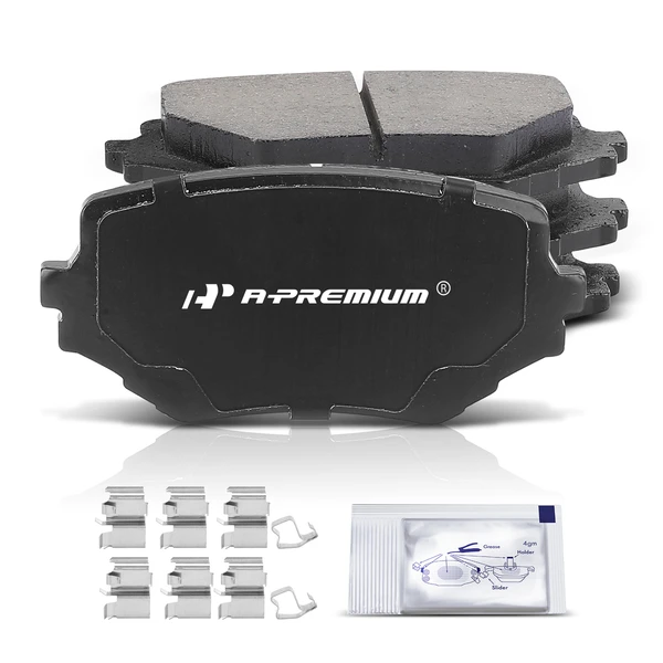 4 Pcs Front Ceramic Brake Pads for 1999-2005 Suzuki Grand Vitara