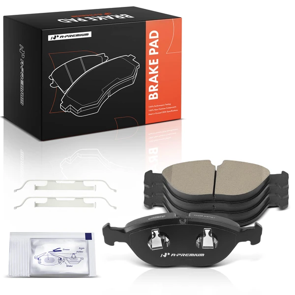 4 Pcs Front Ceramic Brake Pad for Volkswagen Chrysler BMW Audi Benz