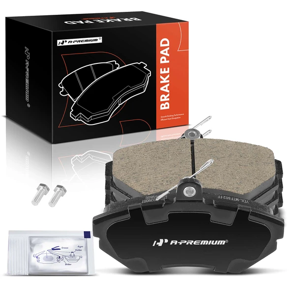 4 Pcs Front Ceramic Brake Pads for 1984-1987 Audi Coupe