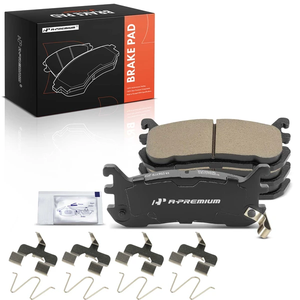 4 Pcs Rear Ceramic Brake Pad for Ford Escort Mazda Protege Mercury