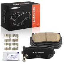 4 Pcs Rear Ceramic Brake Pads with Hardware for 1998-2001 Kia Sephia