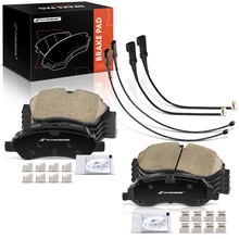 8 Pcs Front & Rear Ceramic Brake Pads