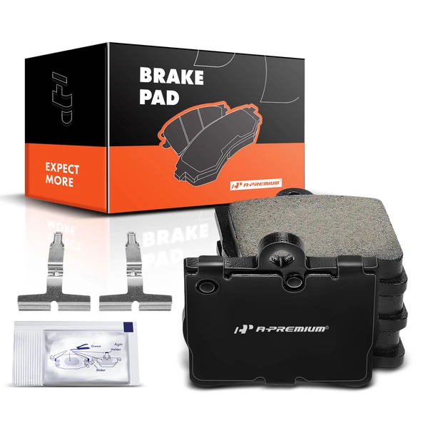 4 Pcs Rear Ceramic Brake Pads for 2004-2008 Chrysler Crossfire