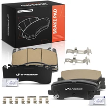 8 Pcs Front & Rear Ceramic Brake Pads with Hardware for 2015-2022 Ford Mustang