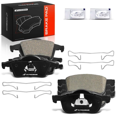 8 Pcs Front & Rear Ceramic Brake Pads