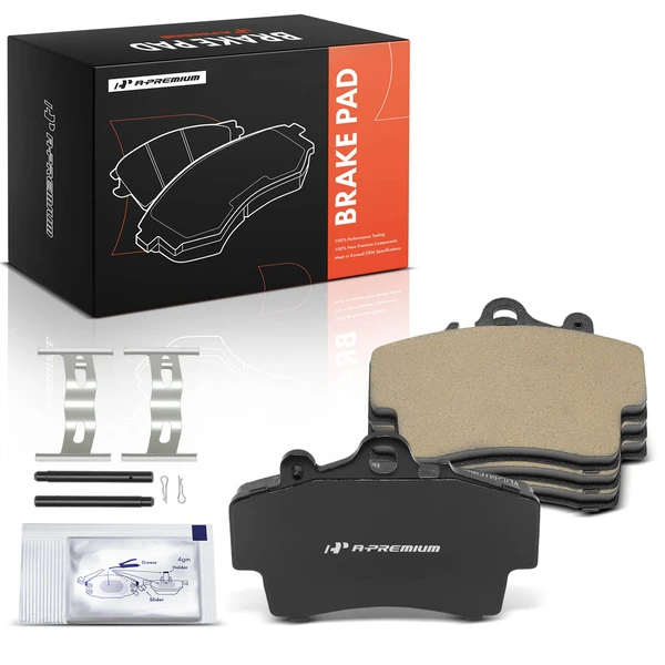 4 Pcs Front Ceramic Brake Pad for Porsche Boxster 1997-2008 Convertible