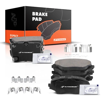 Front & Rear Ceramic Brake Pads