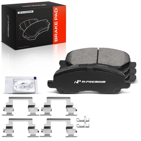 4 Pcs Front Ceramic Brake Pads for 2011-2017 Mitsubishi RVR