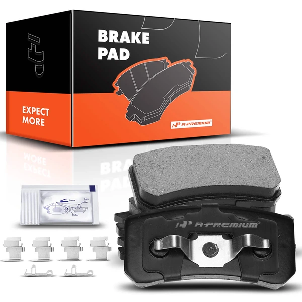 4 Pcs Rear Ceramic Brake Pads for 2000-2006 Mitsubishi Montero
