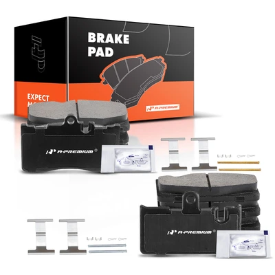 8 Pcs Front & Rear Ceramic Brake Pads for 2001-2006 Lexus LS430