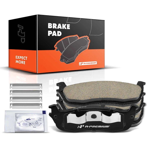 4 Pcs Rear Ceramic Brake Pads for 1997-2002 Ford Expedition