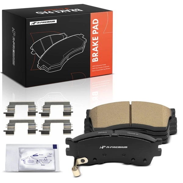 4 Pcs Front Ceramic Brake Pad for Kia Rio 2003-2005 Sephia 2001 Spectra