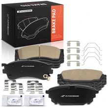 8 Pcs Front & Rear Ceramic Brake Pad for 2002-2003 Mazda Protege5