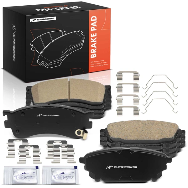 8 Pcs Front & Rear Ceramic Brake Pad for Mazda Protege 2001-2003 Protege5