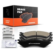 4 Pcs Rear Ceramic Brake Pads for 2003-2007 Ford E-250