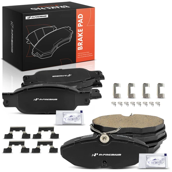 8 Pcs Front & Rear Ceramic Brake Pad for Ford Thunderbird Lincoln