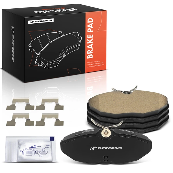 4 Pcs Rear Ceramic Brake Pad for 2001-2002 Dodge Viper