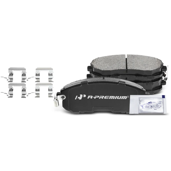 4 Pcs Front Ceramic Brake Pads with Sensor for 2002 INFINITI G20