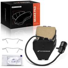 4 Pcs Front Ceramic Brake Pads with Hardware
