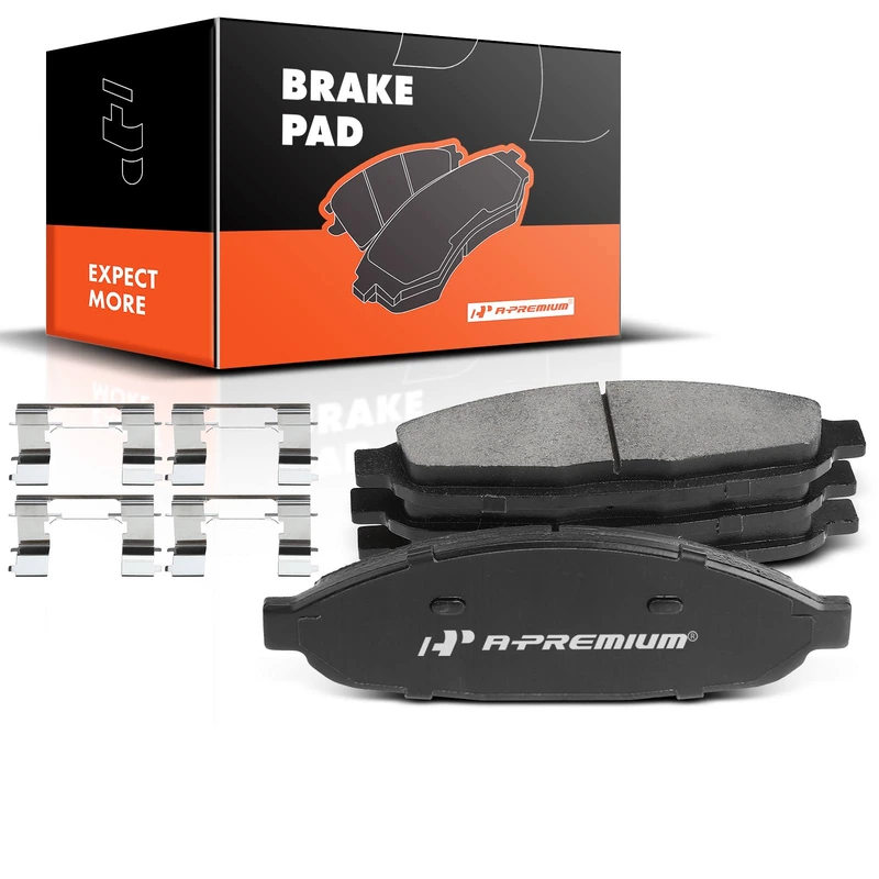 4 Pcs Front Driver & Passenger Ceramic Brake Pads for 2005 Chrysler Pacifica